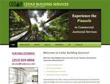 Tablet Screenshot of cedarsvc.com